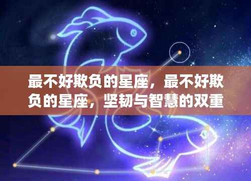 星座中的坚韧与智慧，无人能欺的独特魅力