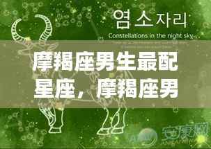 摩羯座男生最配星座,携手共创稳定幸福未来