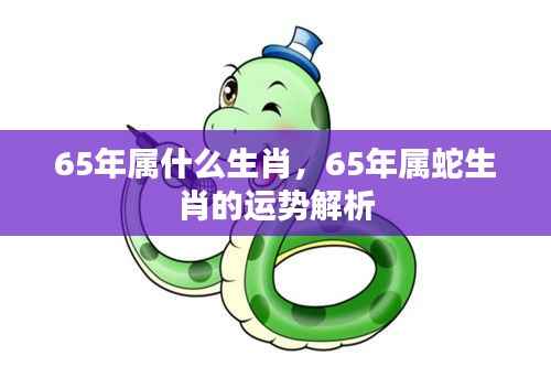 65年属蛇生肖运势解析