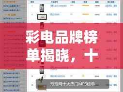 彩电品牌榜单揭晓,十大热门品牌,你Pick哪一个?