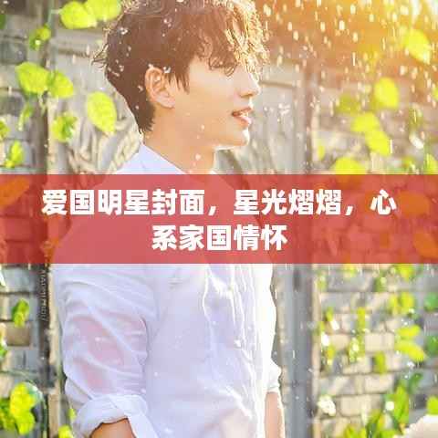 爱国明星封面，星光熠熠，心系家国情怀